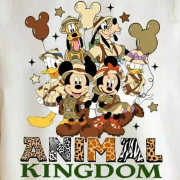 Disney Safari Animal Kingdom Mickey And Friends Unisex Shirt 05 - Picture 2 of 5